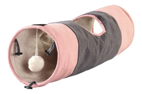 MORE Selection Rascheltunnel in Rosa und Grau